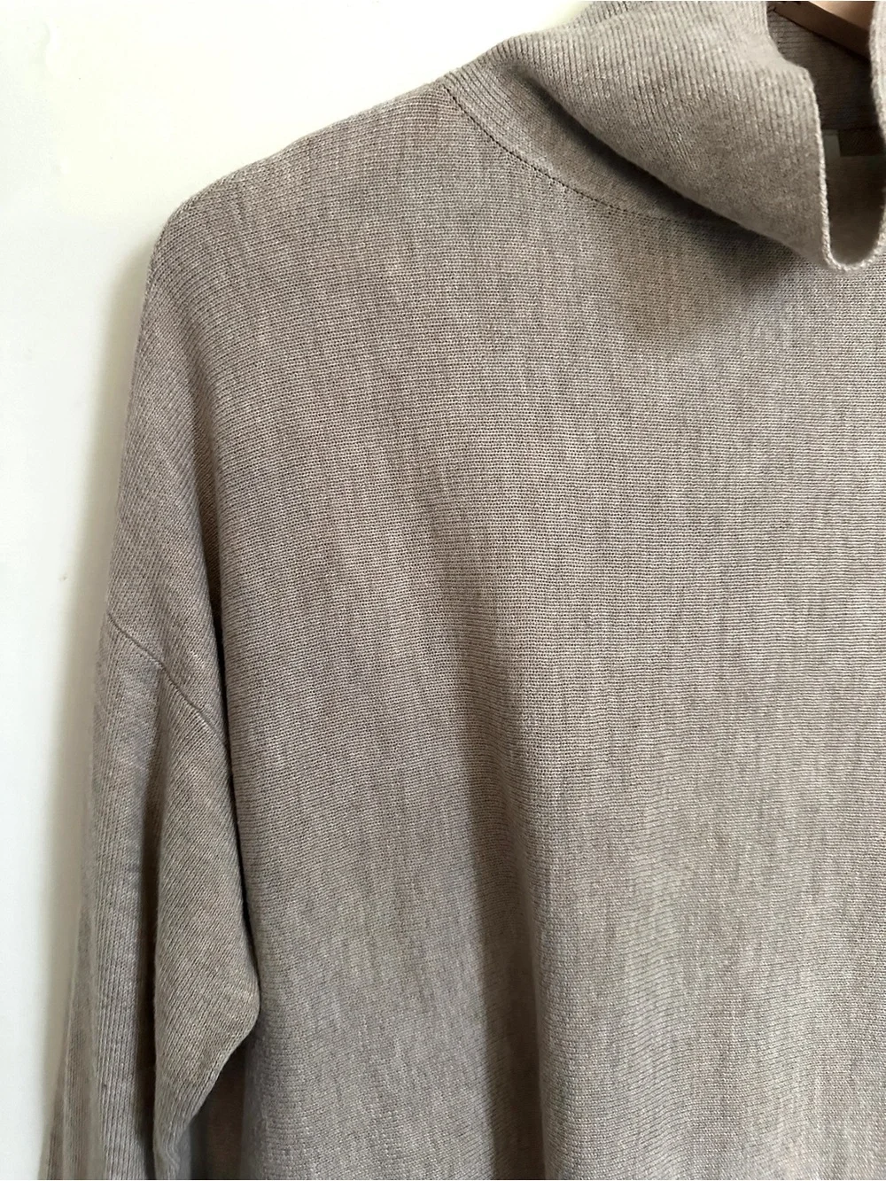 LOFT Beige Turtleneck Sweater